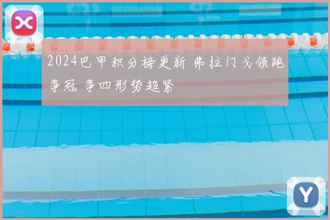 2024巴甲积分榜更新 弗拉门戈领跑争冠 争四形势趋紧